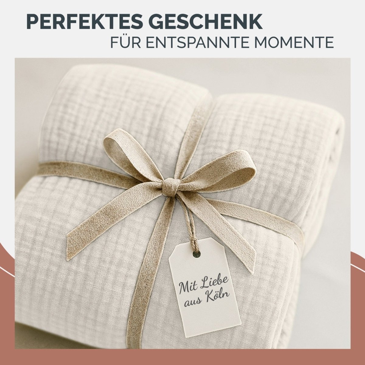 TAGESDECKE Skadis aus Musslin - 
