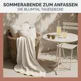 TAGESDECKE Skadis aus Musslin - 
