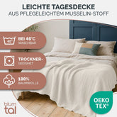 TAGESDECKE Skadis aus Musslin - 
