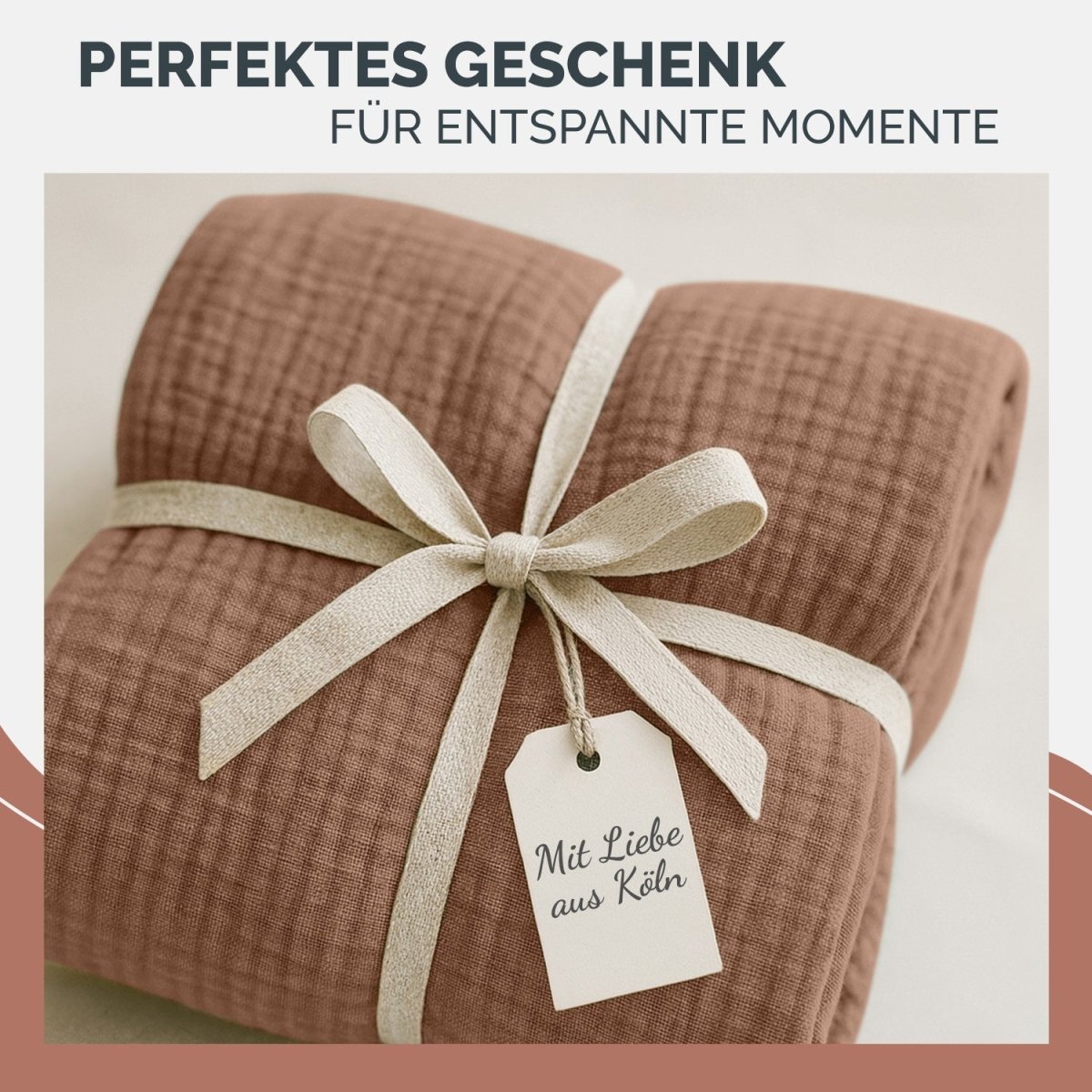 TAGESDECKE Skadis aus Musslin - 