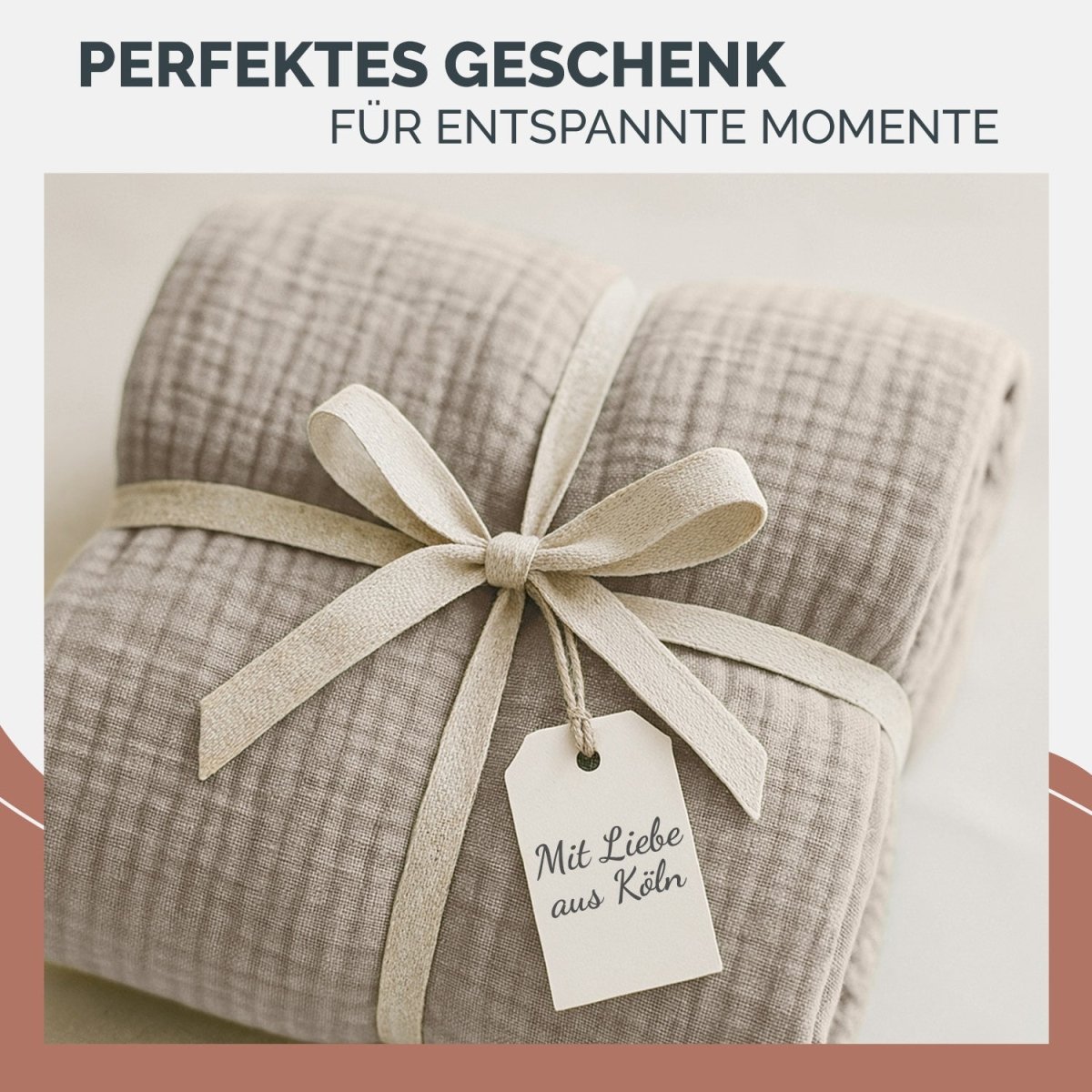 TAGESDECKE Skadis aus Musslin - 