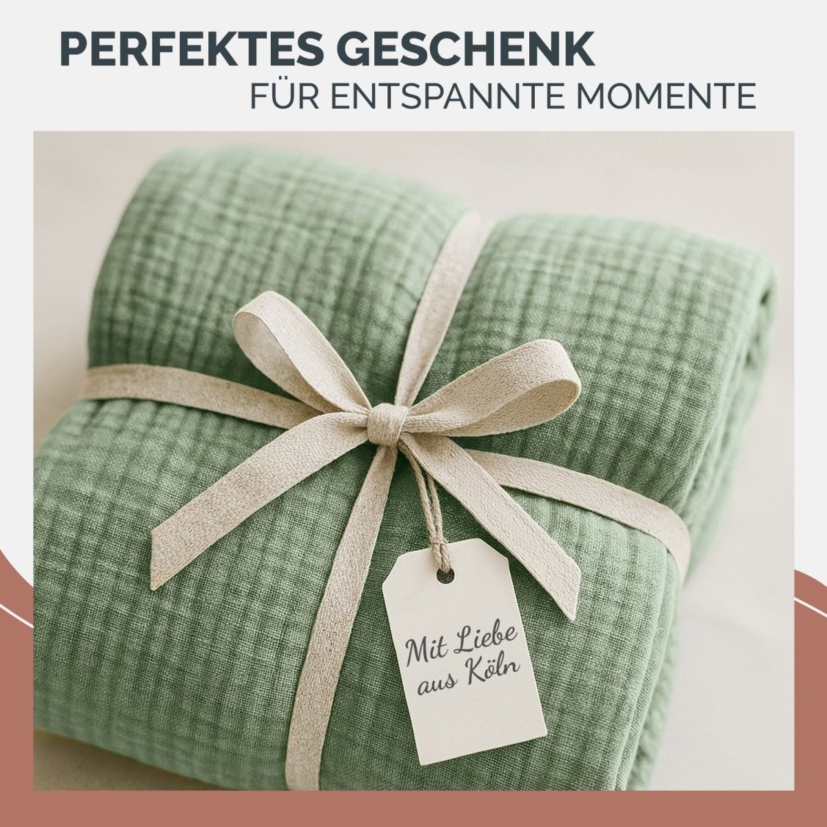 TAGESDECKE Skadis aus Musslin - 
