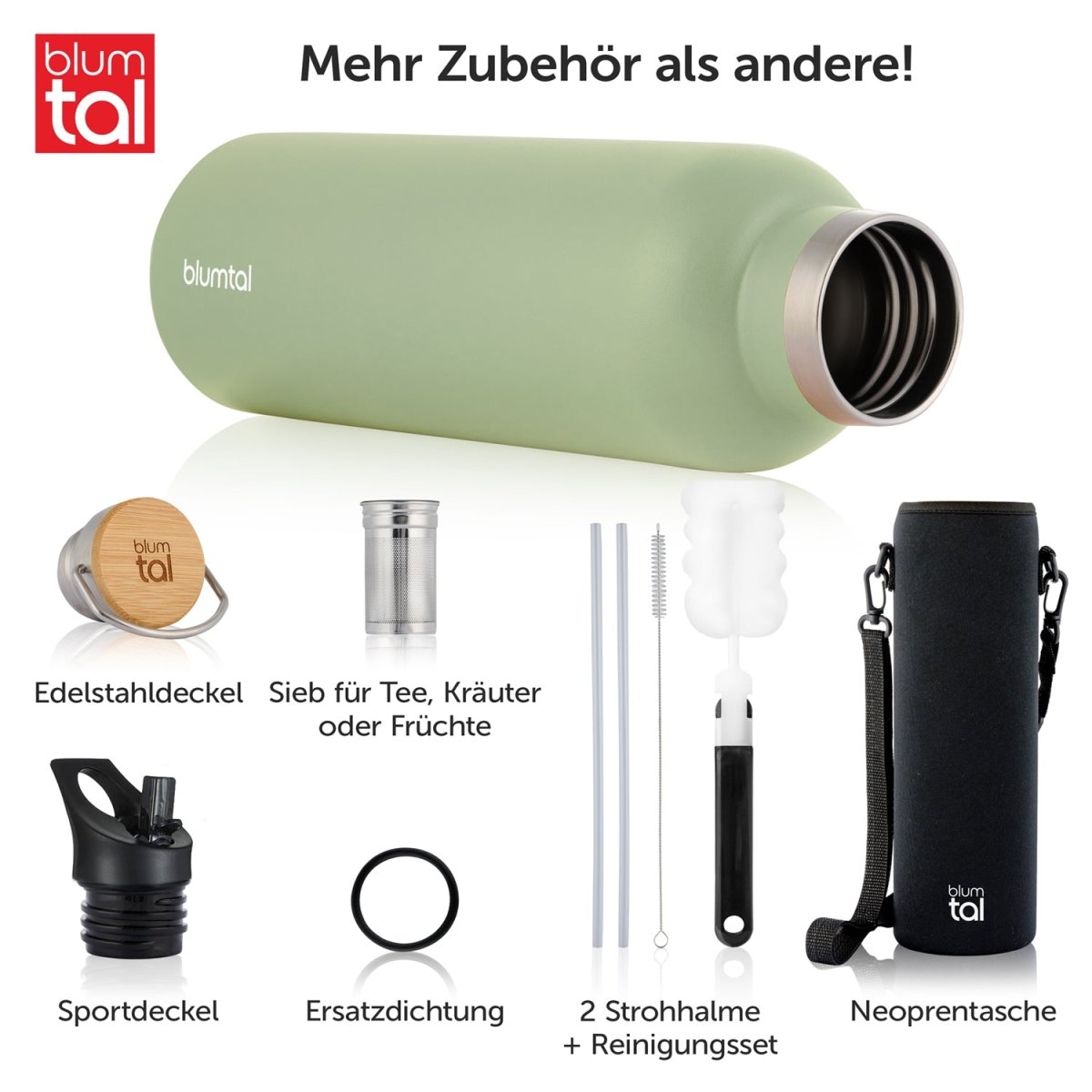 THERMOSFLASCHE Leni - BPA frei, verschiede Größen &amp; Farben - 