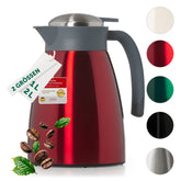 Thermoskanne aus Edelstahl, BPA - freie Isolierkanne mit Quick Tip Verschluss - 