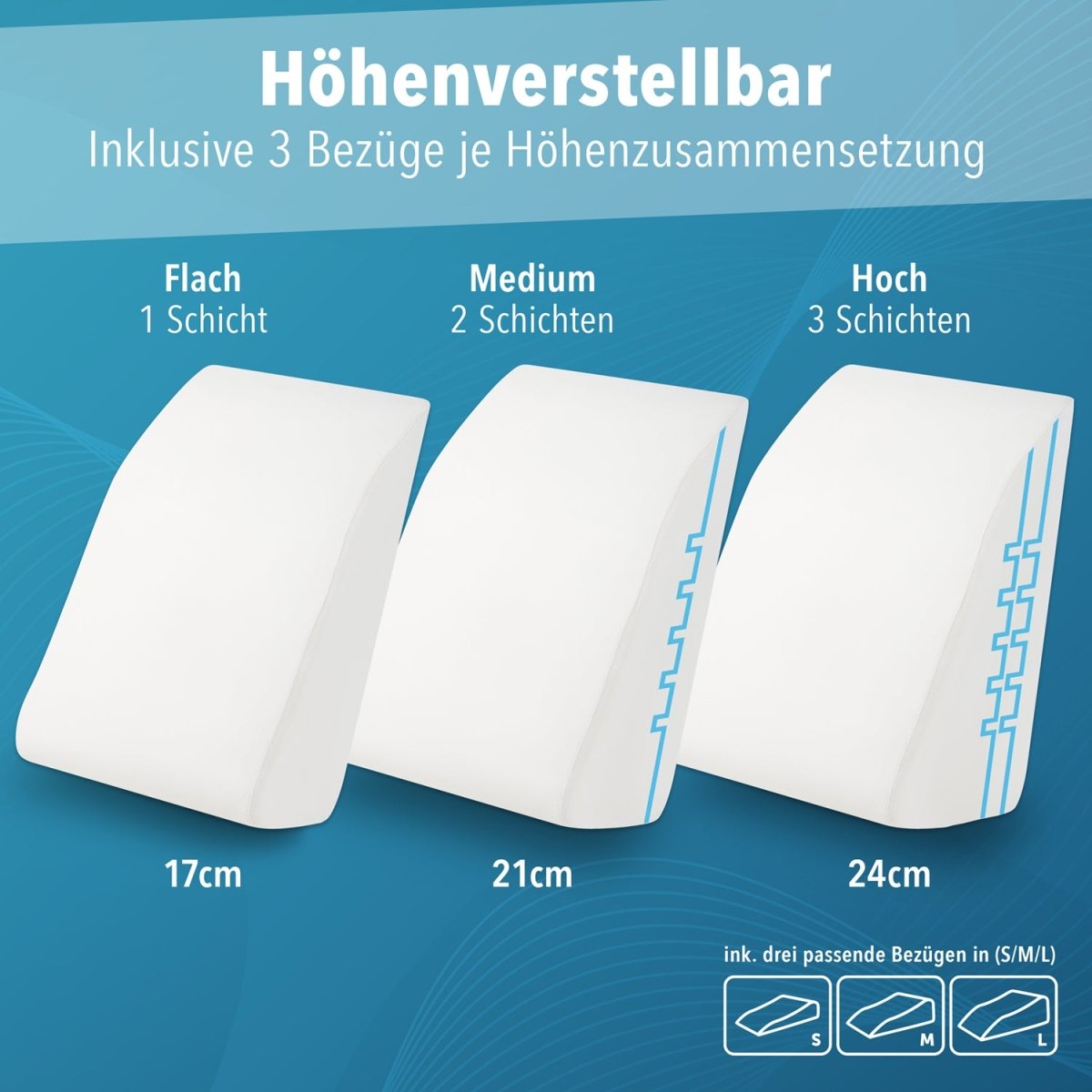VENENKISSEN Höhenverstellbar - 