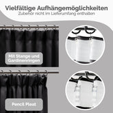 VERDUNKELUNGSVORHÄNGE mit Kräuselband - 