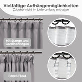VERDUNKELUNGSVORHÄNGE mit Kräuselband - 