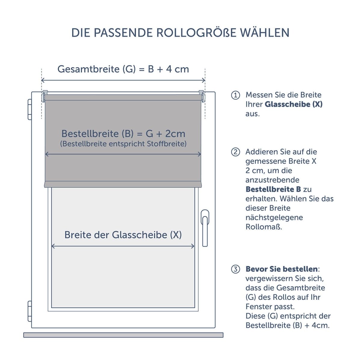 VERDUNKLUNGSROLLO Oscar - Klemmfix Rollo ohne Bohren - 