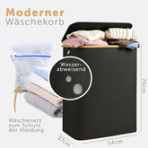 WÄSCHEKORB mit herausnehmbaren Wäschesack - 