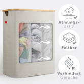 WÄSCHEKORB mit herausnehmbaren Wäschesack - 