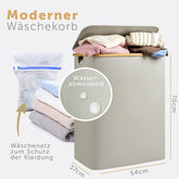 WÄSCHEKORB mit herausnehmbaren Wäschesack - 
