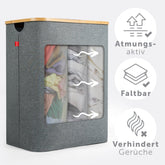 WÄSCHEKORB mit herausnehmbaren Wäschesack - 