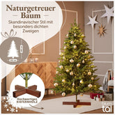 WEIHNACHTBAUM - Premium naturgetreues PE und PVC - 