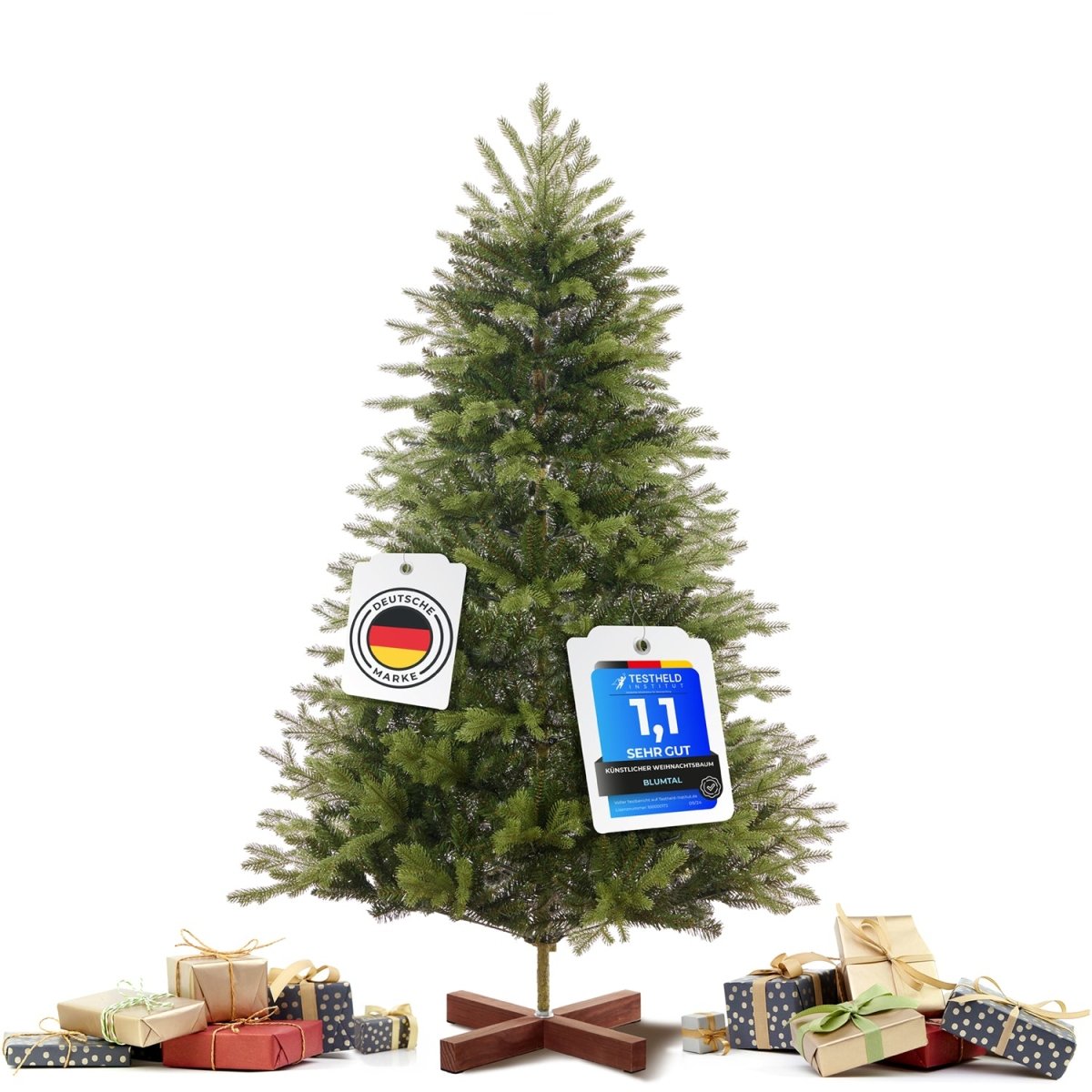WEIHNACHTBAUM - Premium naturgetreues PE und PVC - 