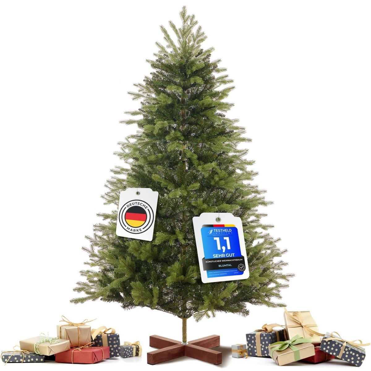 WEIHNACHTBAUM - Premium naturgetreues PE und PVC - 