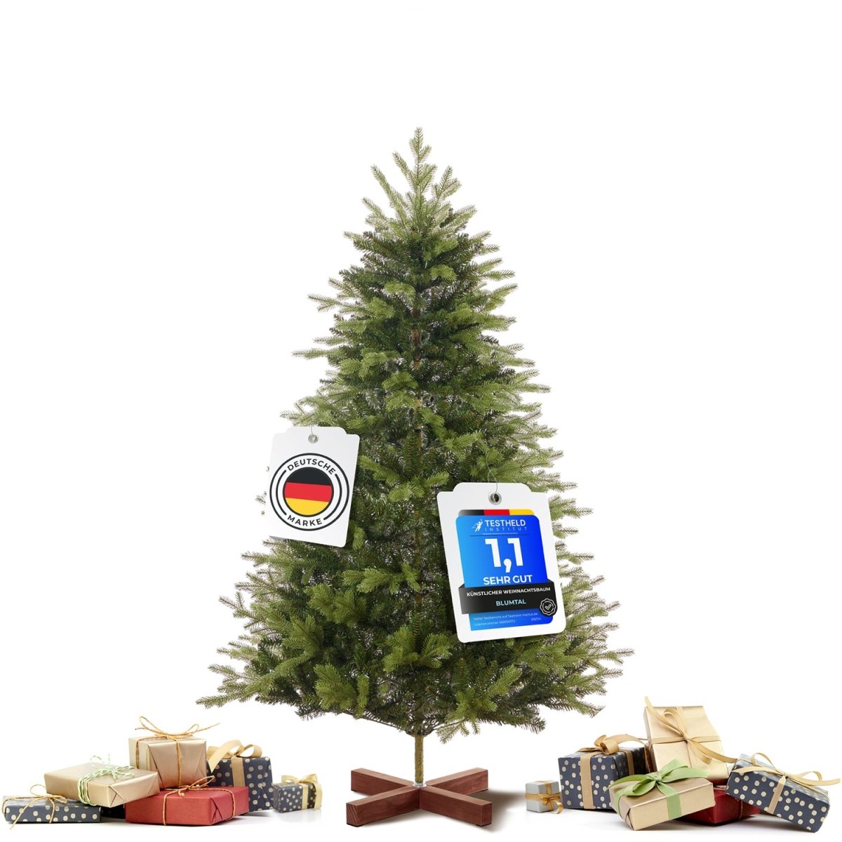 WEIHNACHTBAUM - Premium naturgetreues PE und PVC - 