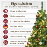 WEIHNACHTSBAUM - künstlich mit naturgetreuen PVC - Nadeln - 