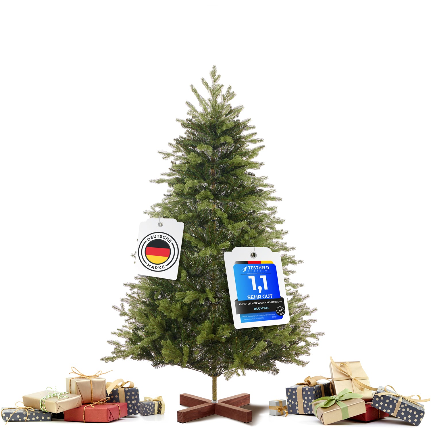 WEIHNACHTBAUM - Premium naturgetreues PE und PVC