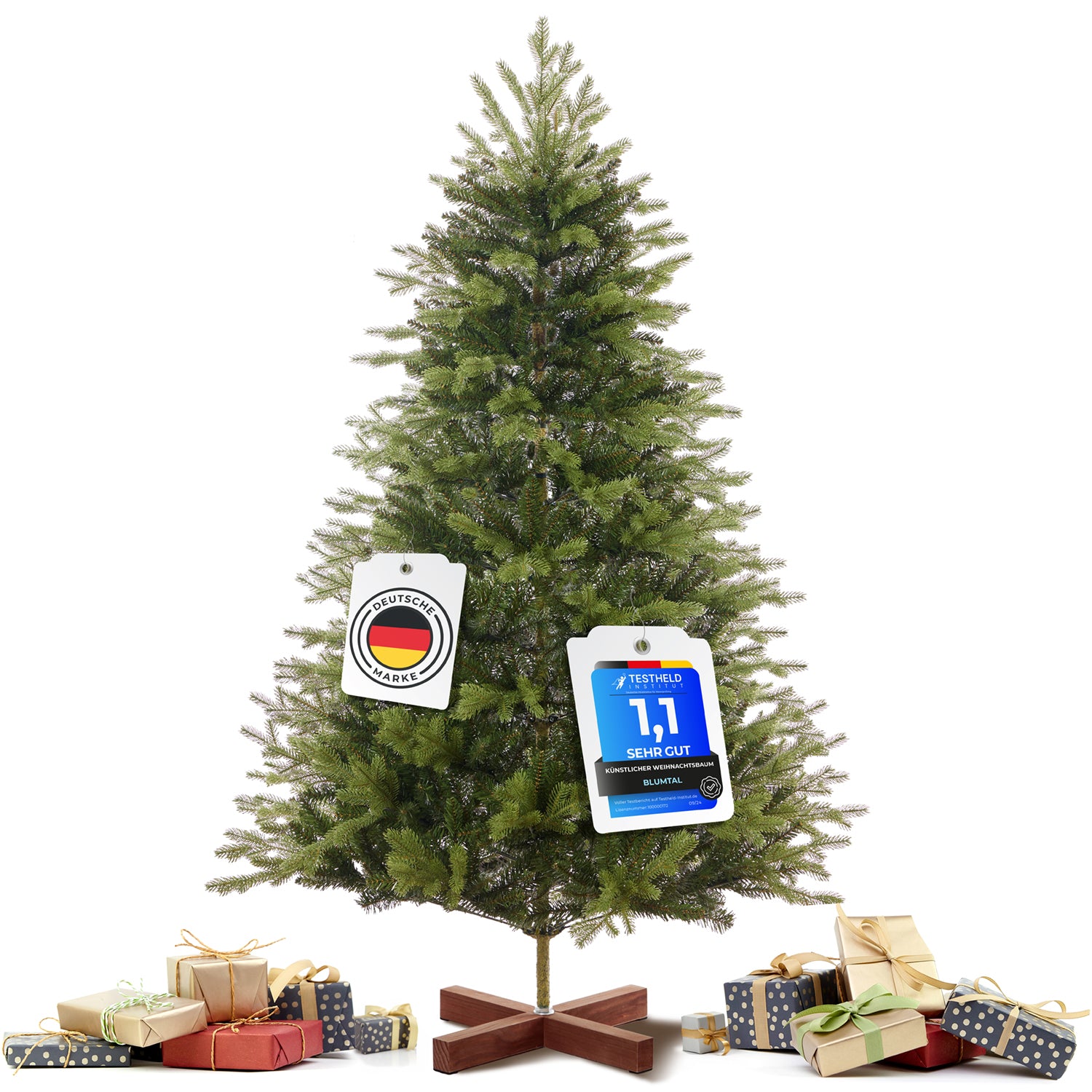 WEIHNACHTBAUM - Premium naturgetreues PE und PVC