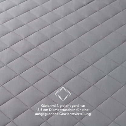 GEWICHTSDECKE - mit Glasperlenfüllung, 135x200cm - 