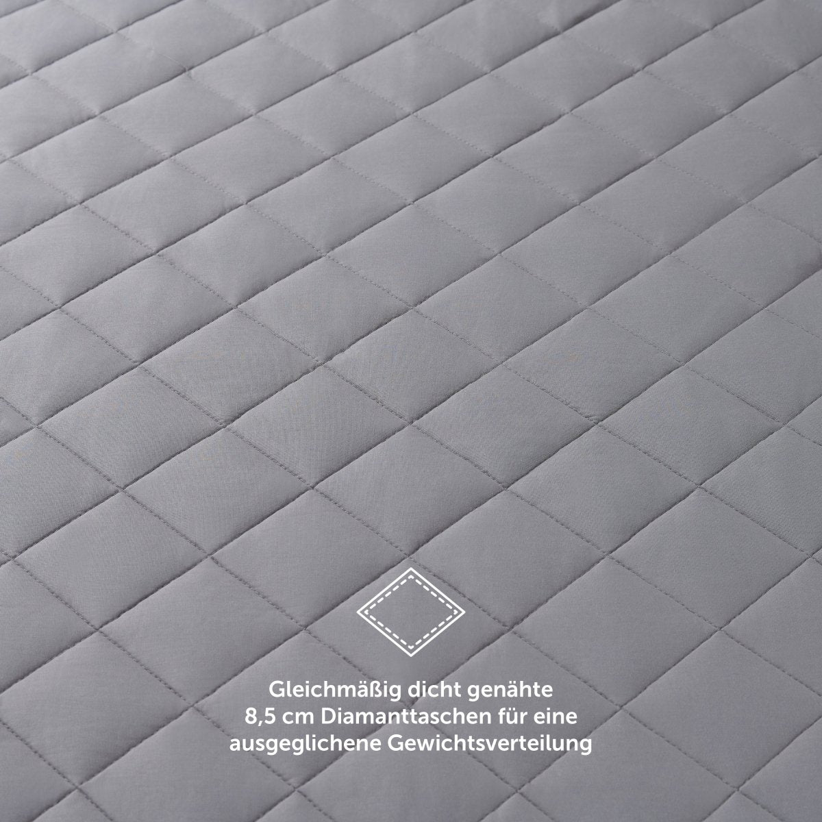 GEWICHTSDECKE - mit Glasperlenfüllung, 135x200cm - 