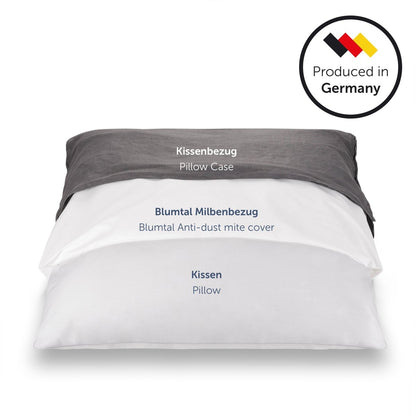 Bettbezug »Milbenbezug Allergiker Bettbezug oder Kopfkissenbezug- Milben Encasing«, bestehend aus dem High-Tech Spezialgewebe Evolon - Blumtal.com
