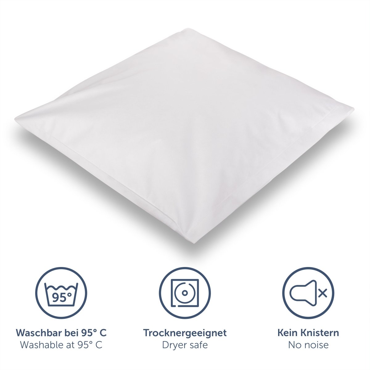 Bettbezug »Milbenbezug Allergiker Bettbezug oder Kopfkissenbezug- Milben Encasing«, bestehend aus dem High-Tech Spezialgewebe Evolon - Blumtal.com